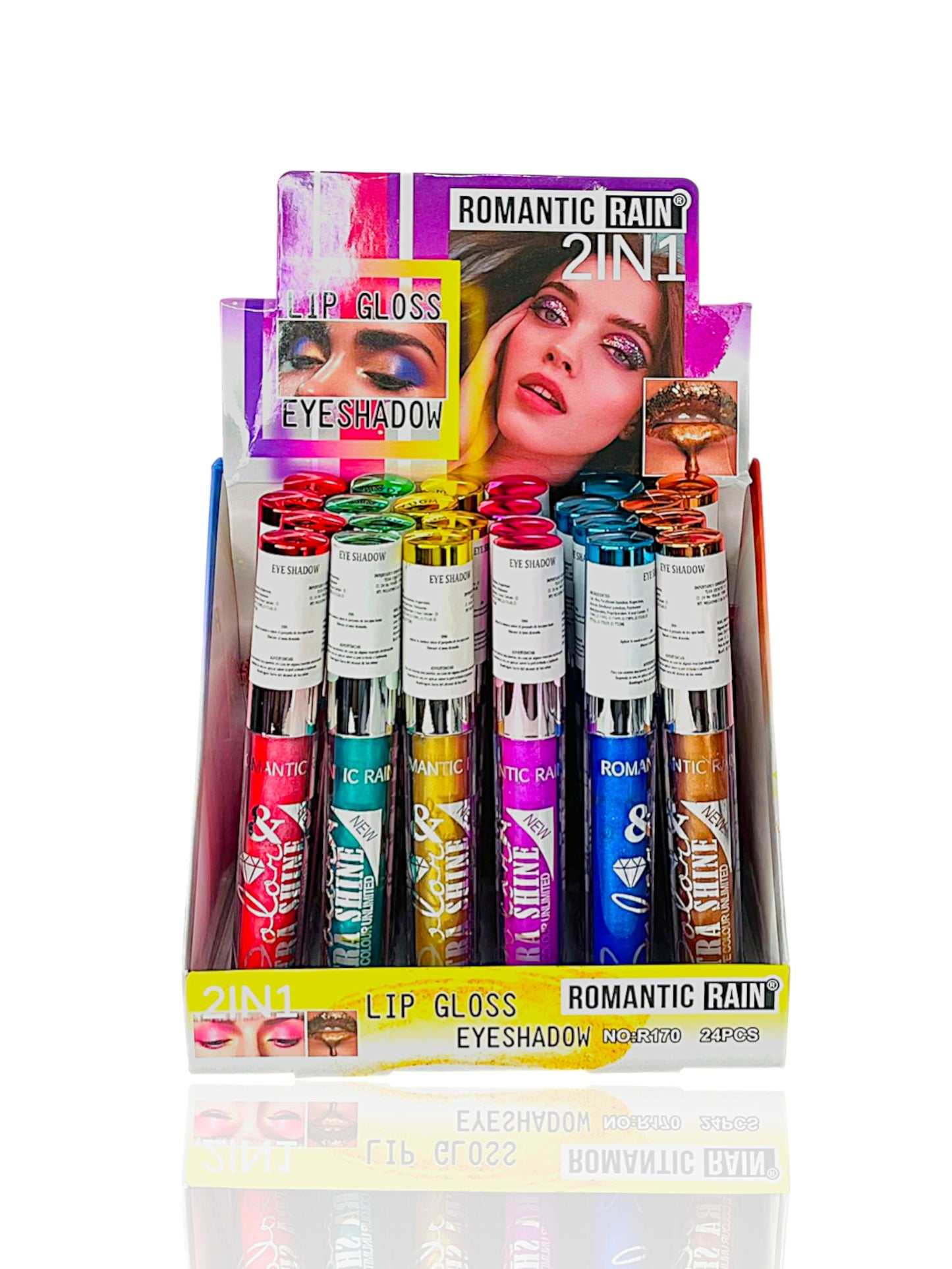 SOMBRA LIQUIDA + GLOSS GLITTER ROMANTIC RAIN R170