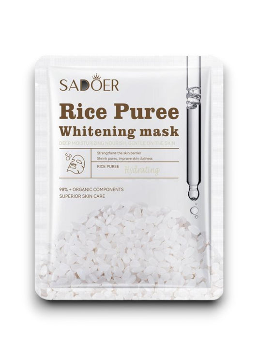 VELO FACIAL ACLARANTE E HIDRATANTE DE ARROZ SADOER REF SD06233