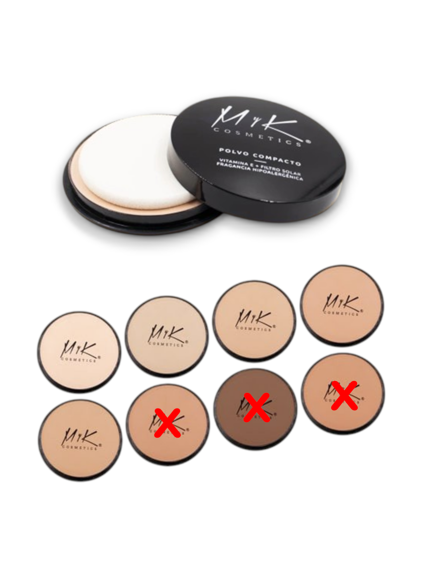 POLVO COMPACTO MYK-8032