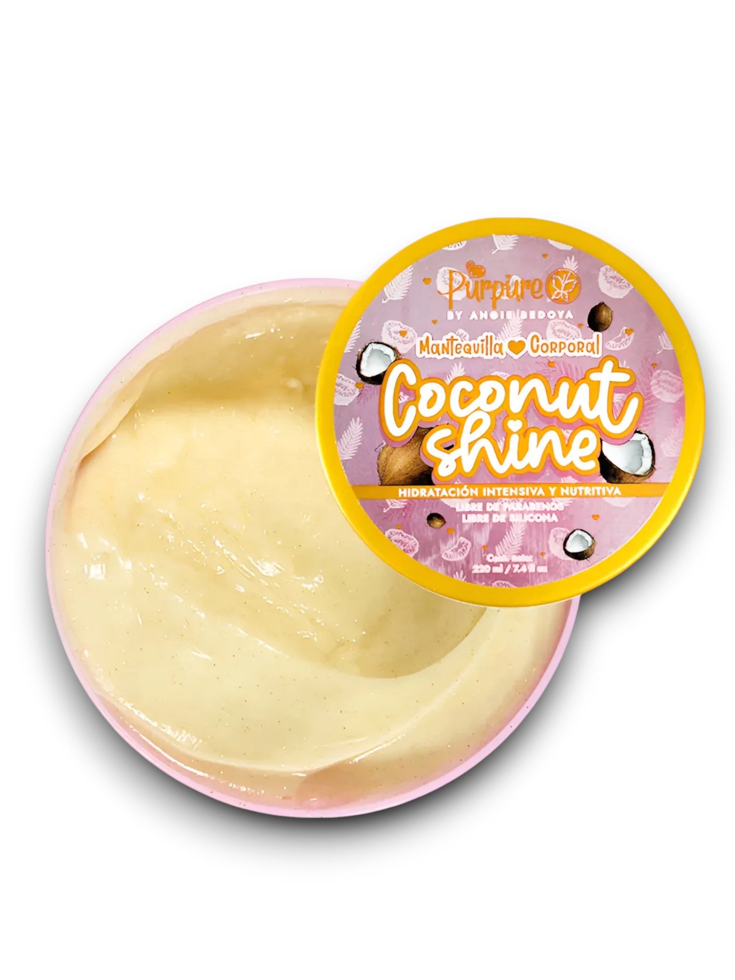 MANTEQUILLA COCONUT SHINE 220ML PURPURE