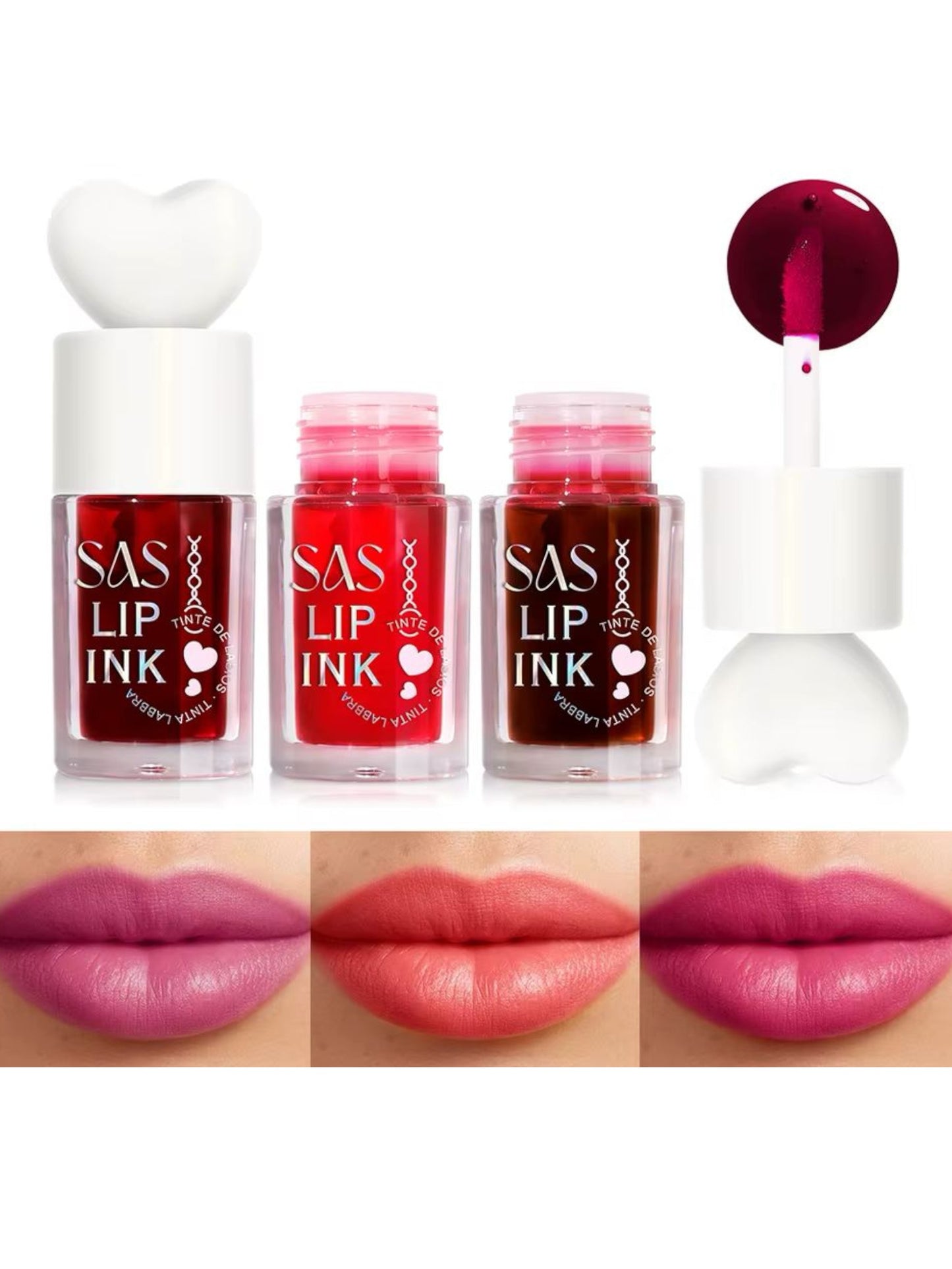 TINTA DE LABIOS TAPA CORAZONCITO SAS USHAS SAC208
