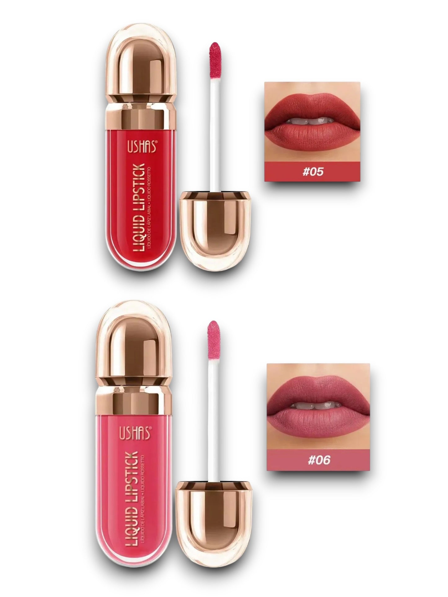 LABIAL LIQUIDO MATTE SAS USHAS A UC088A