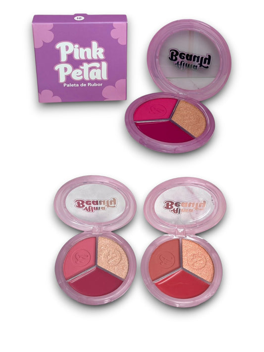 TRIO DE RUBORES + ILUMINADOR ALMA BEAUTY ABM-024